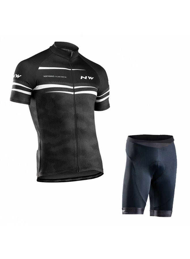 KUYING GR New Summer Outdoor Sunscreen Moisture Absorption Quick Drying Bicycle Women's Cycling Clothing Set  - Image 1