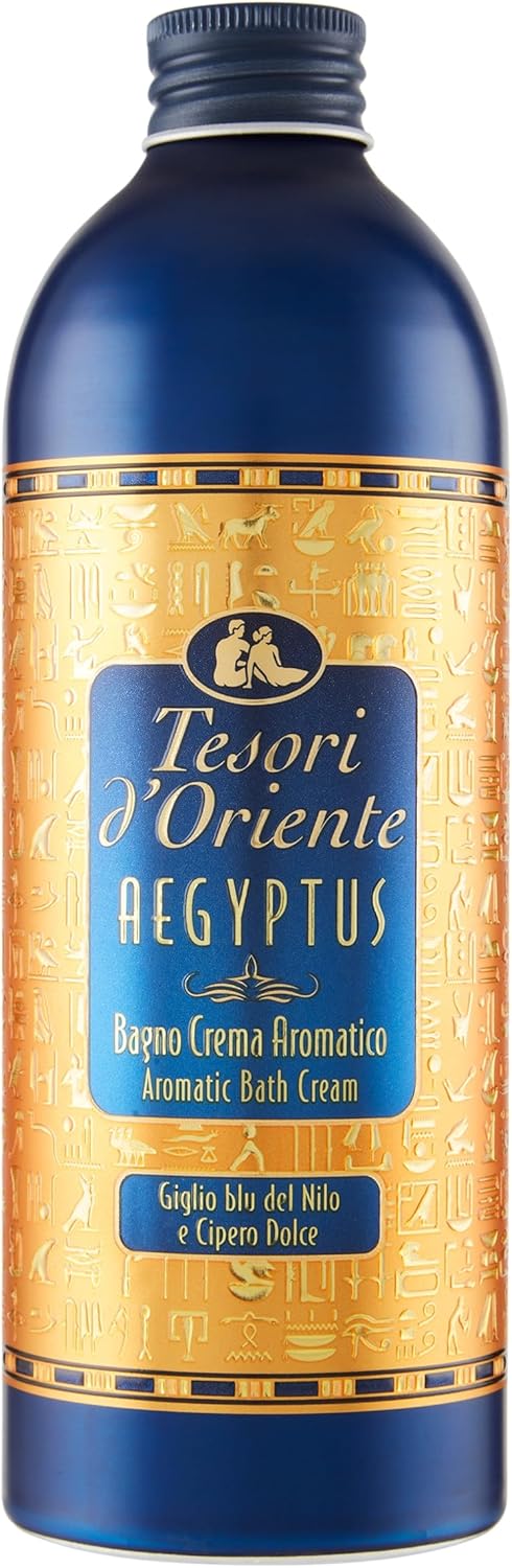 Tesori dOrienteAegyptus Bath Cream with Blue Lily of the Nile and Papyrus Milk  Italian Import