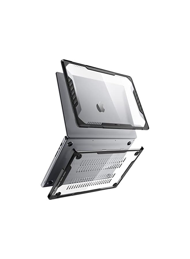 PROMASS [Unicorn Beetle Series] Case Designed For MacBook Pro 16 Inch (2021 Release) A2485 M1 Pro / M1 Max, Slim Rubberized TPU Bumper Cover for MacBook Pro 16" with Touch ID - Black - Image 2