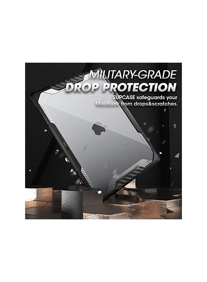 PROMASS [Unicorn Beetle Series] Case Designed For MacBook Pro 16 Inch (2021 Release) A2485 M1 Pro / M1 Max, Slim Rubberized TPU Bumper Cover for MacBook Pro 16" with Touch ID - Black - Image 3