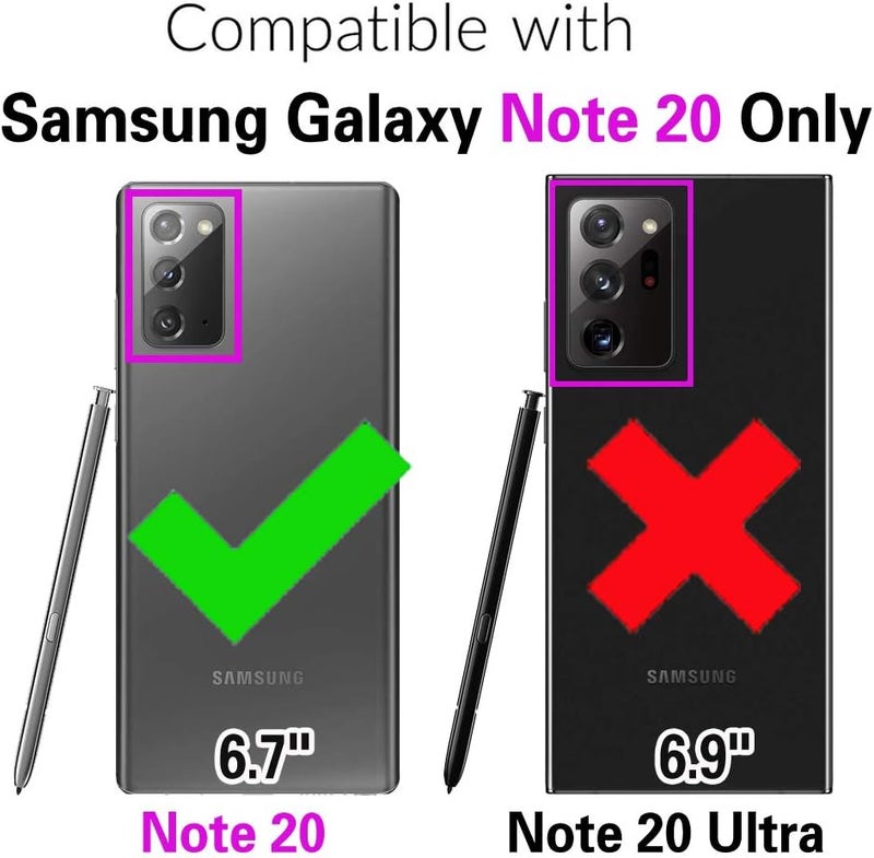 أسو ويش حافظة هاتف محمول Asuwish لجهاز Samsung Galaxy Note 20 5G مع واقي شاشة وحامل بطاقات وجلد قابل للطي مع زهور ومحفظة وحامل لحالات هاتف Note20 وواقي شاشة زجاجي مقوى فك متكرر لا يتشوه - Image 2