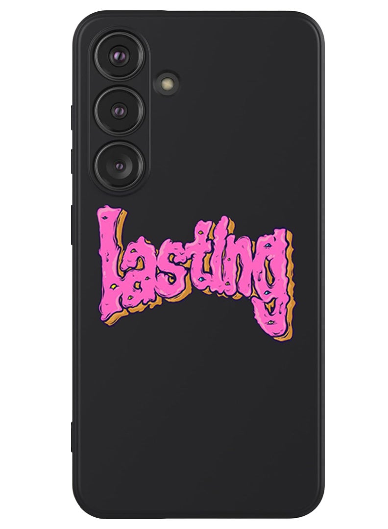 Theodor Protective Slim Fit Case Liquid Silicone Cover with Full Body Protection Anti-Scratch Shockproof Case For Samsung Galaxy S24 Plus (Black) - Lasting - Image 1