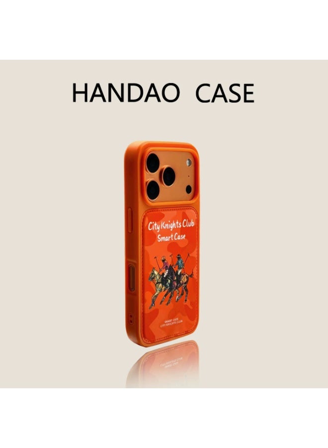 ICARLUS Magsafe Magnetic Phone Case for iPhone 17 Pro Shockproof Protective Cover Luxury Knight Custom Pattern - Image 5