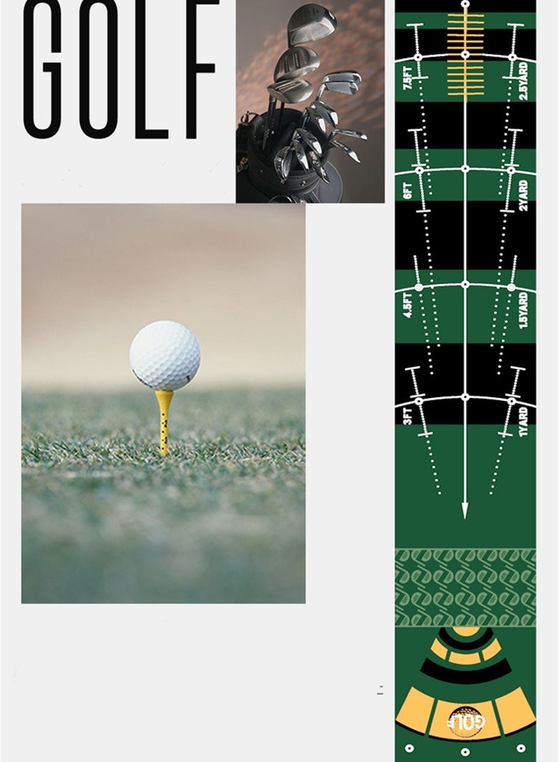 Generic 300*50cm Carpet Indoor Golf Putting Practice Blanket Exerciser Battery Mat Golf Mat - Image 2