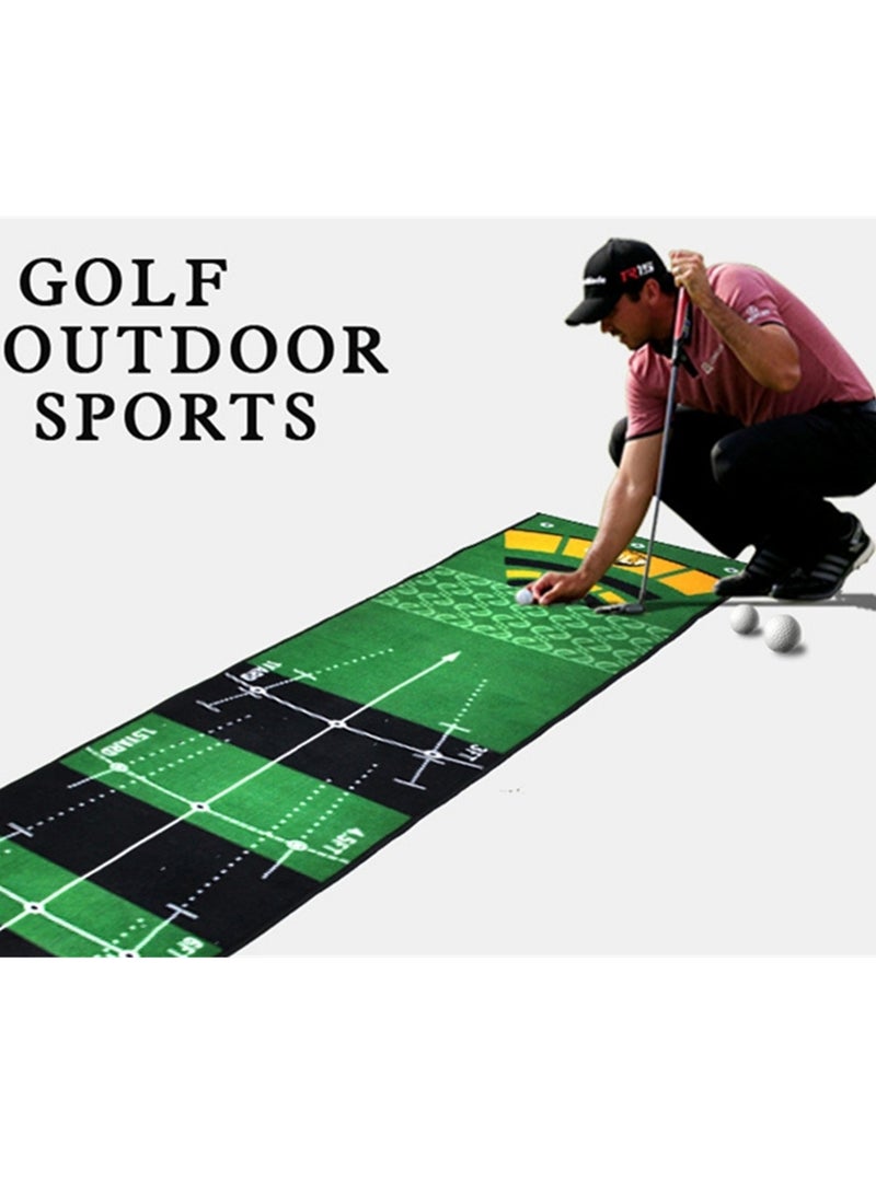 Generic 300*50cm Carpet Indoor Golf Putting Practice Blanket Exerciser Battery Mat Golf Mat - Image 3