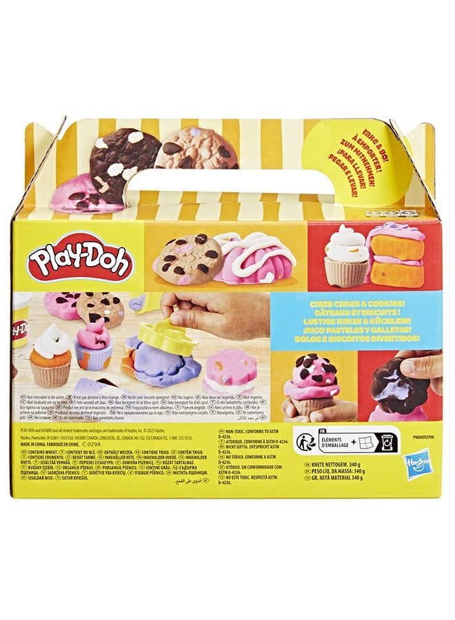 Play-Doh مجموعة اللعب الصغيرة لمخبز بلاي دو، ألعاب مطبخ، فنون وحرف للأطفال 3 سنوات فما فوق - Image 2