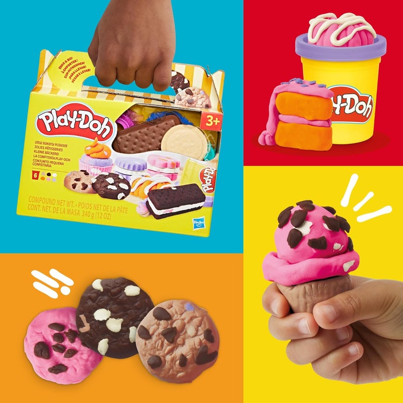 Play-Doh مجموعة اللعب الصغيرة لمخبز بلاي دو، ألعاب مطبخ، فنون وحرف للأطفال 3 سنوات فما فوق - Image 2