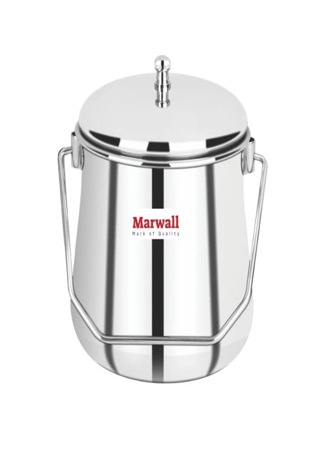MARWALL Stainless Steel Ghee/Oil/Milk Barni -300ml - Image 1