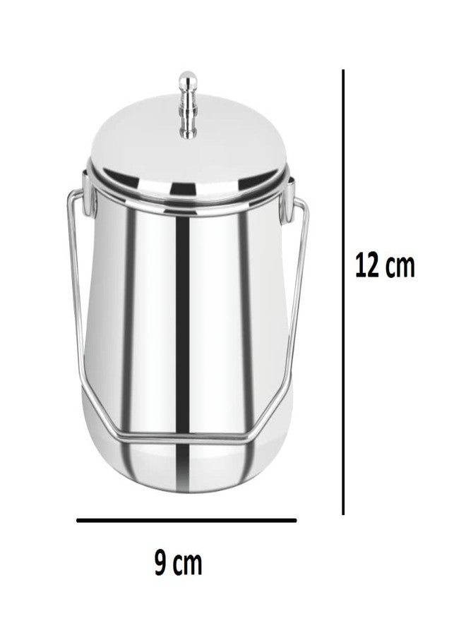 MARWALL Stainless Steel Ghee/Oil/Milk Barni -300ml - Image 2
