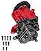 BRCatWPark 2 Speed Transmission Gearbox wMetal Internal Gears and Bearings Upgrades Part for 110 TRX4 TRX6 RC Crawler CarRC Aluminum Transmission GearboxBlackRed - Image 2