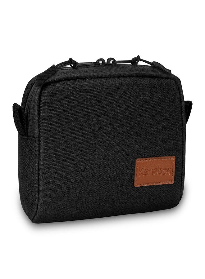 KENOBEE EDC Belt Pouch for Men Women, Water Resistant Heavy Duty Waxed Canvas Waist Pack Bag with YKK Zippers for Traveling, Hiking, Outdoors - Image 1