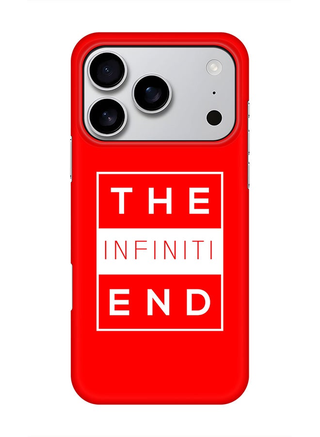 Stylizedd For iPhone 17 Pro,Case, [Compatible with MagSafe] Magnetic cover Slim fit Protection Matte, - The infinite end