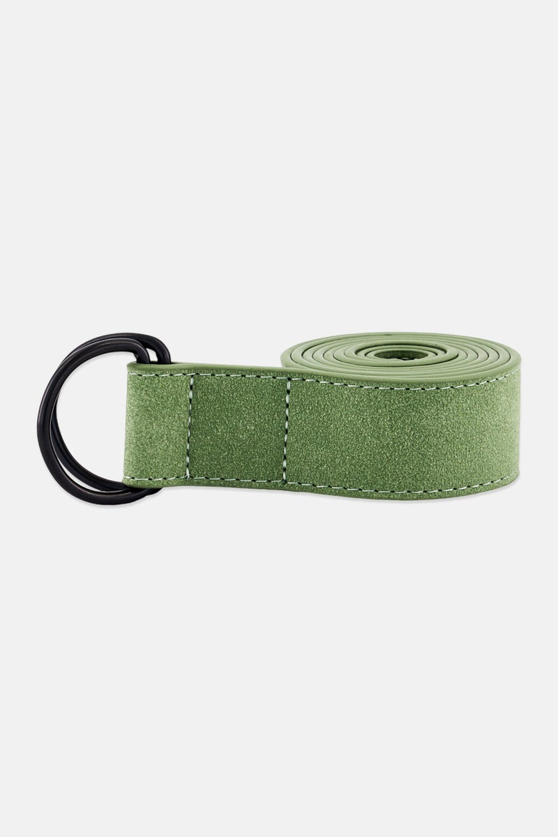 Gazzarrini Men Leather Belt, Green - Image 1