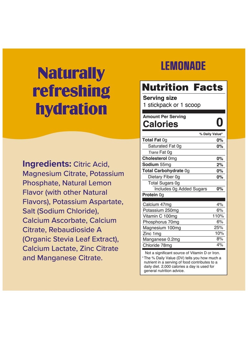 Hydration Electrolyte Packets- 20 Count- Keto & Sugar Free- On the Go Convenience- Feel Replenished, Revitalized- Non-GMO & Vegan Electrolyte Drink Mix- Lemonade​ - pzsku/Z9023CE94F133E3CD06B8Z/45/_/1740496255/f5b8bdc4-991a-40f5-9d8e-cfb4f89d4bd0