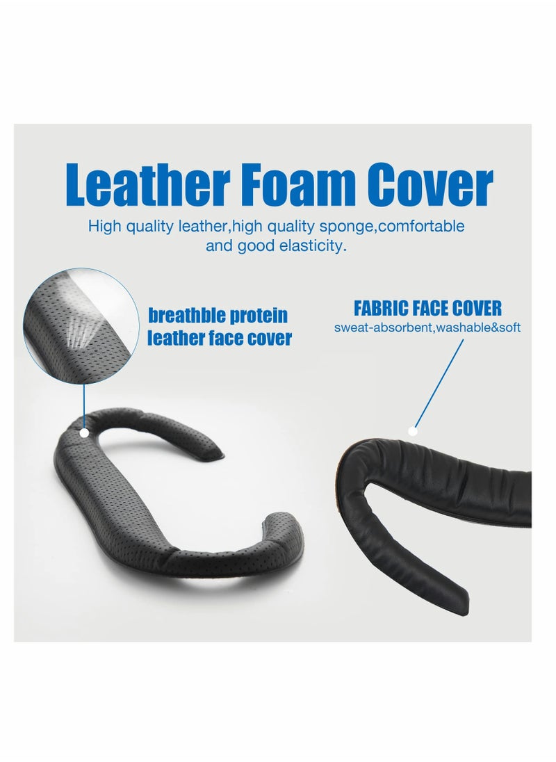 KASTWAVE - Comfortable and Stretchy VR Facial Vent Soft Interface Bracket with Anti-Leakage Light PU Leather Foam Face Replacement Pads Custom Comfort 6-in-1 Accessories for Oculus Quest 2 - Image 1