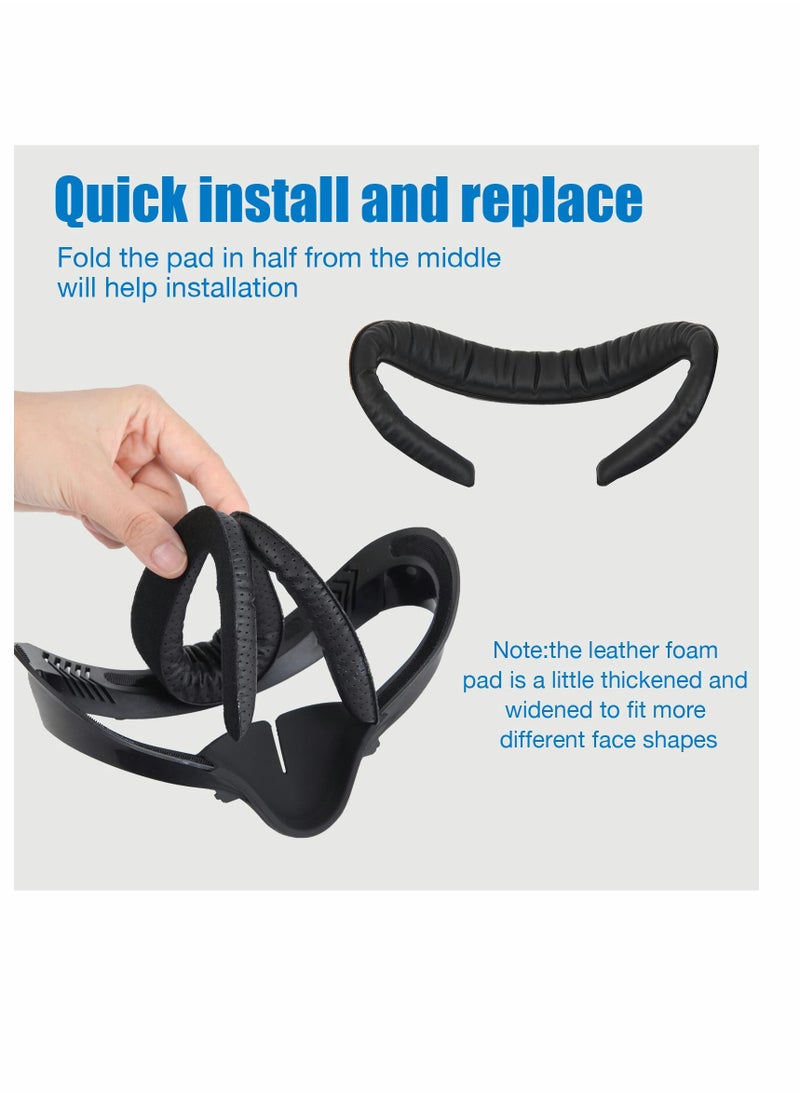 KASTWAVE - Comfortable and Stretchy VR Facial Vent Soft Interface Bracket with Anti-Leakage Light PU Leather Foam Face Replacement Pads Custom Comfort 6-in-1 Accessories for Oculus Quest 2 - Image 1