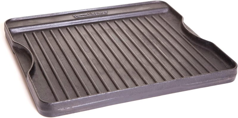Camp Chef Reversible Pre-Seasoned Cast Iron Griddle, Cooking Surface 14 in. x 16, Black - Image 1