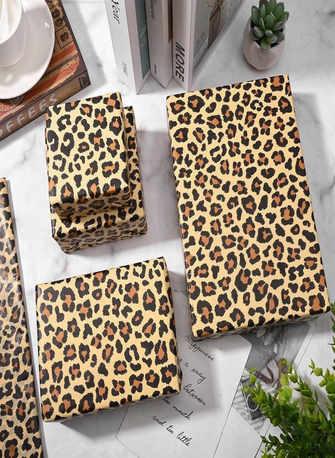 Bolsome 60 Sheets Leopard Tissue Paper for Gift Wrapping Animal Print Tissue Paper for Gift Bags for Jungle Safari Party Baby Shower Packaging DIY Crafts, 20 × 14 Inches (Leopard) - Image 5