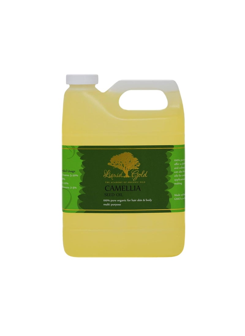 Liquid Gold Inc - 32 oz  Camellia Seed Oil  100 Pure Natural Organic Cold Pressed - Image 1