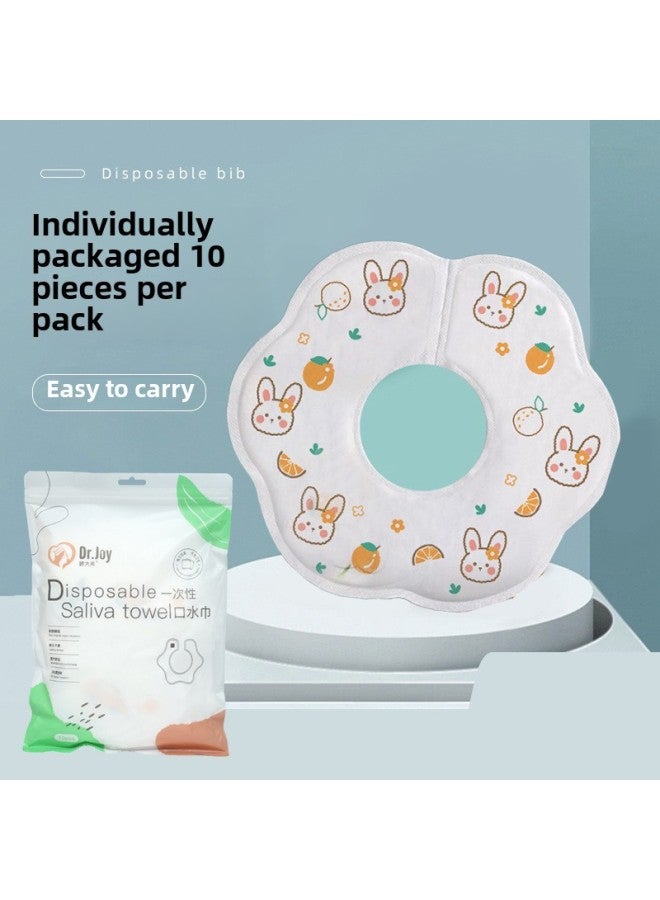 Disposable Placemat For Infants Household Oil-proof Children's Table Mat Disposable Disposable Table Mat For Daily Disposable-Color:-Specifications:Disposable Saliva Towel - Image 1