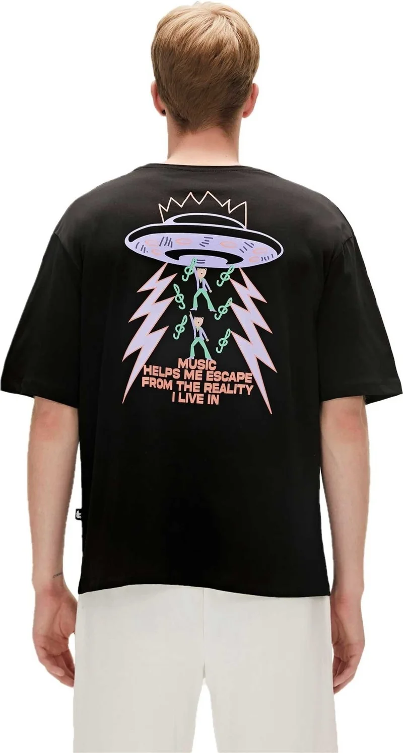 Bad Bear REALITY T-SHIRT Black Men's T-Shirt 23.01.07.015-C01