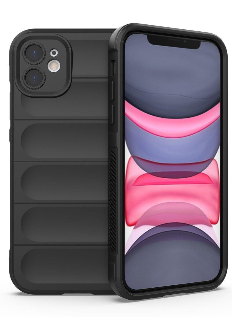 Phone case cover Magic Shield TPU + Silicone Shockproof Phone Case For Iphone 11 (Black)