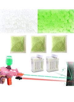 Water Balls Beads Ammo¨C Balls Bullets Made for Eco Friendly (3 Packs+2 Empty Bottles)