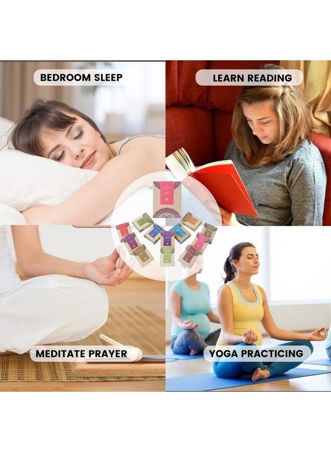 أقماع البخور الملفوفة يدويًا ذات رائحة تدوم طويلاً من أجل الإيجابية ونقاء الهواء والتأمل واليوغا والعلاج العطري والاسترخاء والانتعاش (12 عبوة من 10 أقماع في كل عبوة بإجمالي 120 أقماع بخور) - Image 5