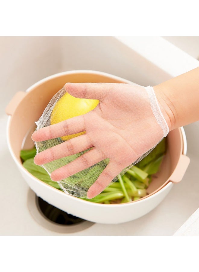 100 PCS Kitchen Disposable Mesh Sink Strainer Bag Fits Sink Strainer Elastic Anti-Clogging Sink Drain Strainer Collecting Kitchen Food Waste Garbage - Image 2