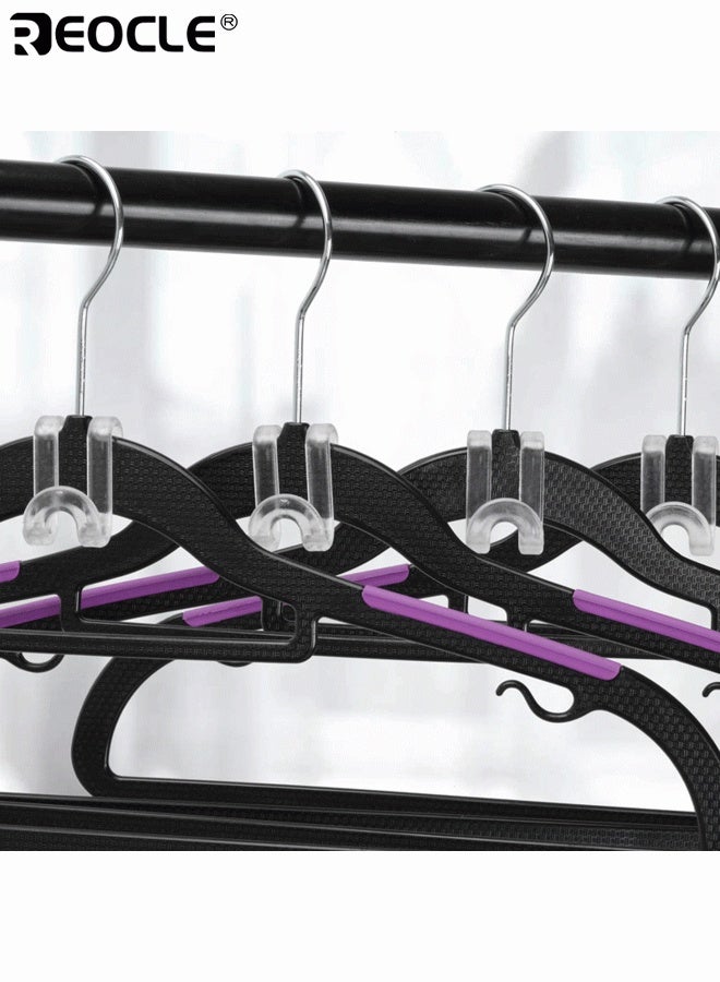 ريوكل 30 قطعة شماعات الملابس موصل السنانير ملابس الشماعات شماعات موسع مقاطع متتالية شماعات السنانير المخملية الشماعات التبعي الثقيلة توفير المساحة لتنظيم خزانة - Image 4