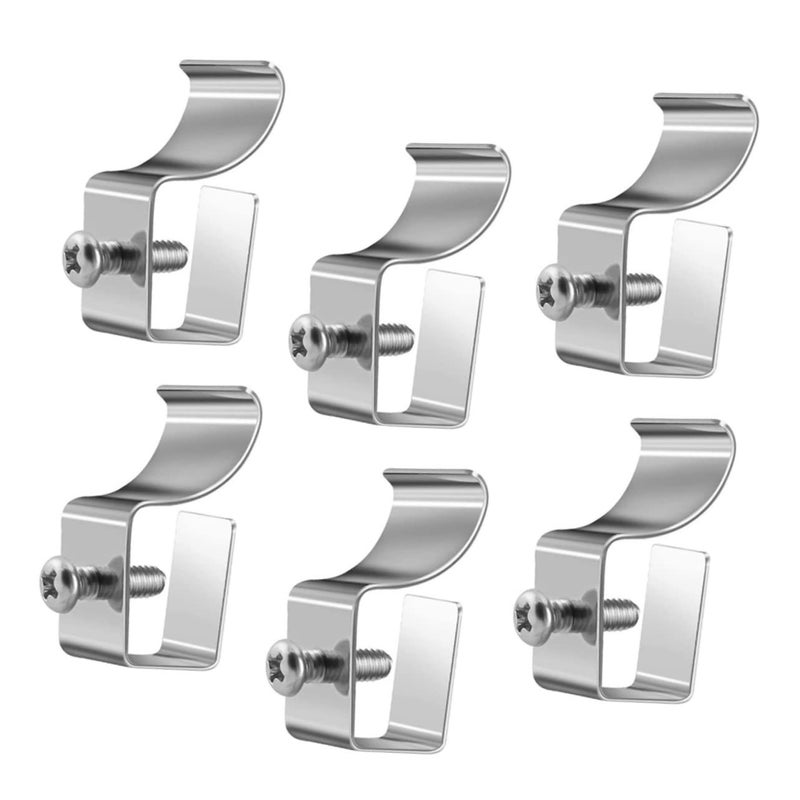 6Pcs Heavy Duty Vinyl Siding Hooks Punch Free Metal Hangers for Outdoor Security Cameras Weatherproof Design No Tools Required - Image 2