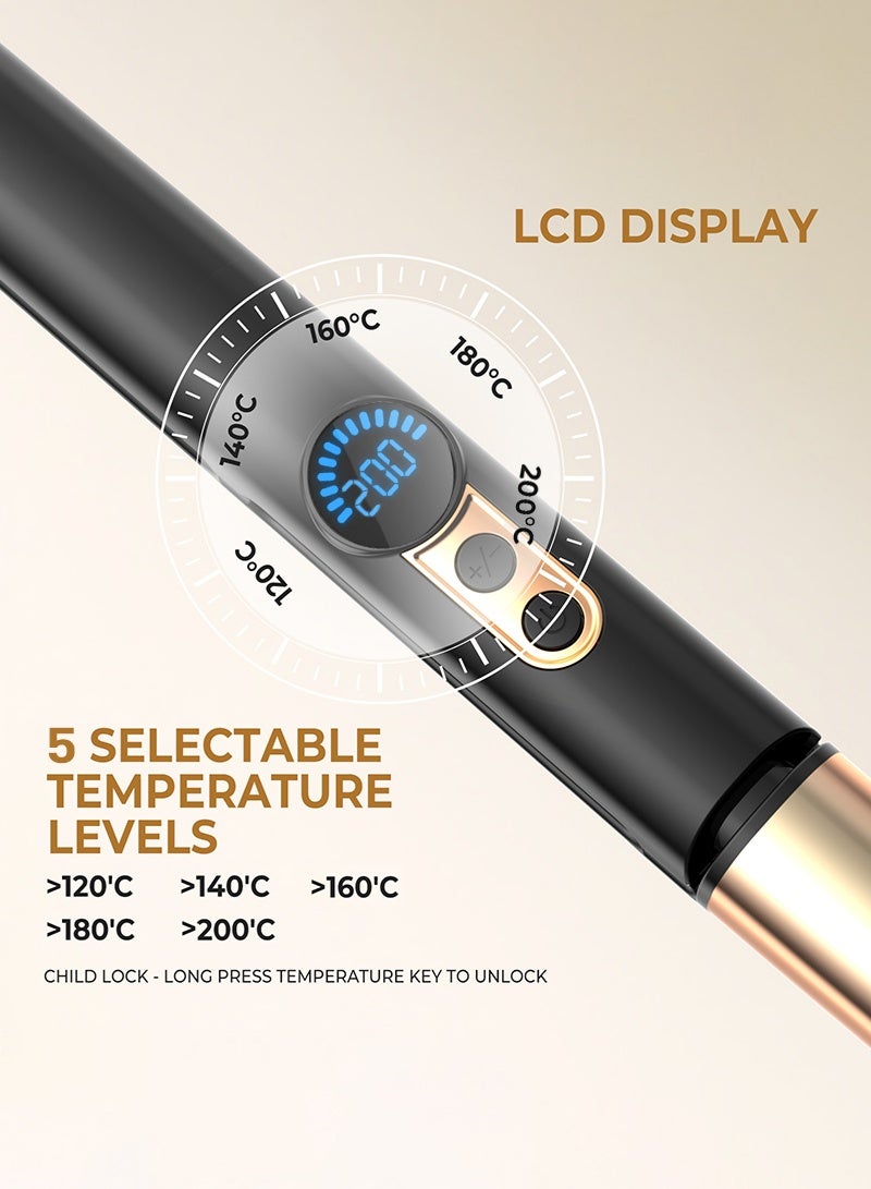 BESTIS Hand-Sized Mini Hair Straightener - 1.18 Inch Portable Ceramic Small Flat Iron for Short Hair, Bangs, Curls - Lightweight, Dual Voltage for Travel Hair Iron, Ideal for Styling - Black - Image 5