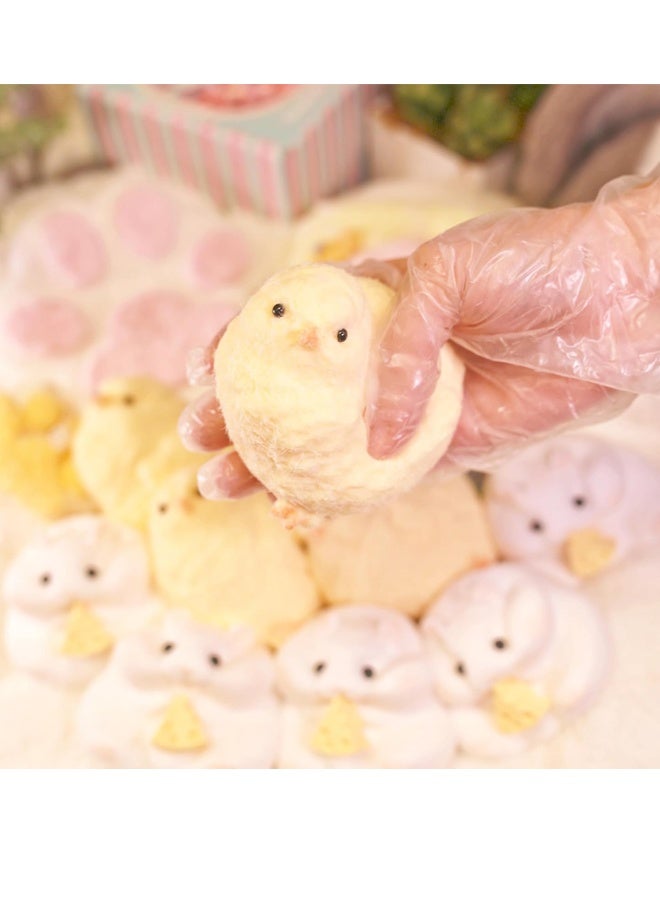 Handmade Chicken Soft Toy Silicone Squeeze Toy Baby Squeeze Happy Stuffed Baby Chicken Squeeze Cute Chicken Quiet Fidget Toys，for Kids and Adults Relieve Stress Anxiety A D H D Autism Sensory Toys Relief Calming Fidget Toy Gift - Image 5