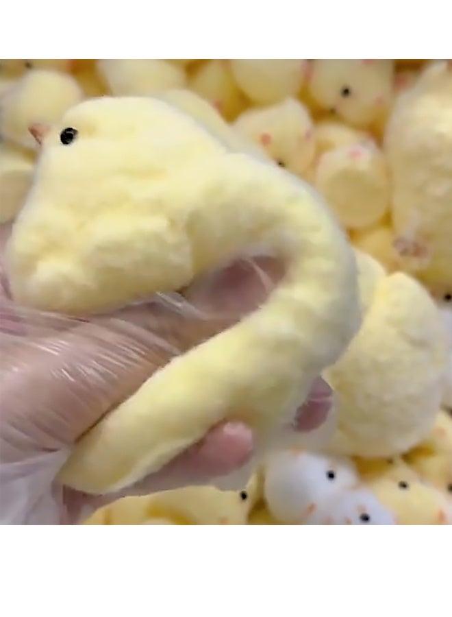 Handmade Chicken Soft Toy Silicone Squeeze Toy Baby Squeeze Happy Stuffed Baby Chicken Squeeze Cute Chicken Quiet Fidget Toys，for Kids and Adults Relieve Stress Anxiety A D H D Autism Sensory Toys Relief Calming Fidget Toy Gift - Image 3