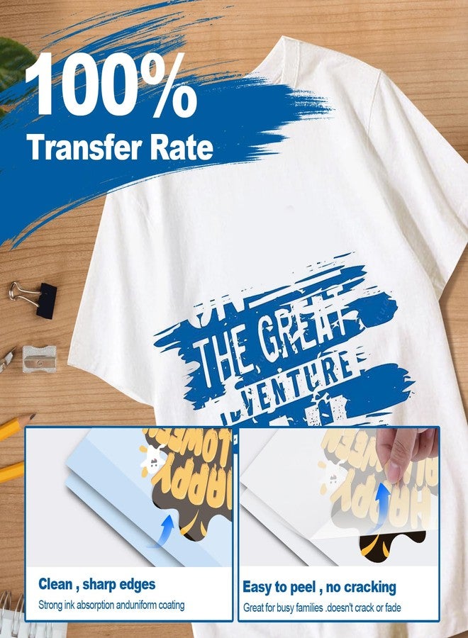 FugaCity DTF Transfer Film Powder Kit, All-in-One DTF Sublimation for Starter- 30 Sheets Direct to Film Transfer Paper & 8.8oz White Digital Hot Melt Adhesive DTF Powder for All Color Fabrics - Image 2
