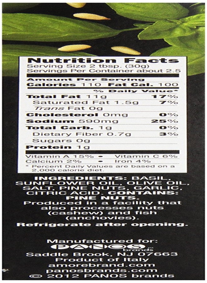 Amore Pesto Paste, 2.8 oz - Image 3