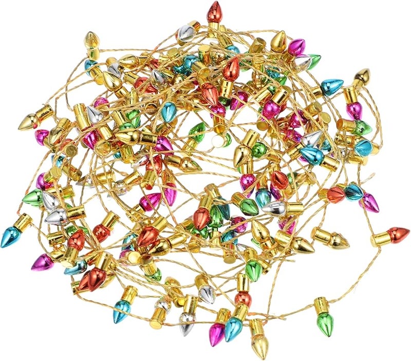 Colorful Miniature Dollhouse String Lights For DIY Holiday Garland Craft - Image 1