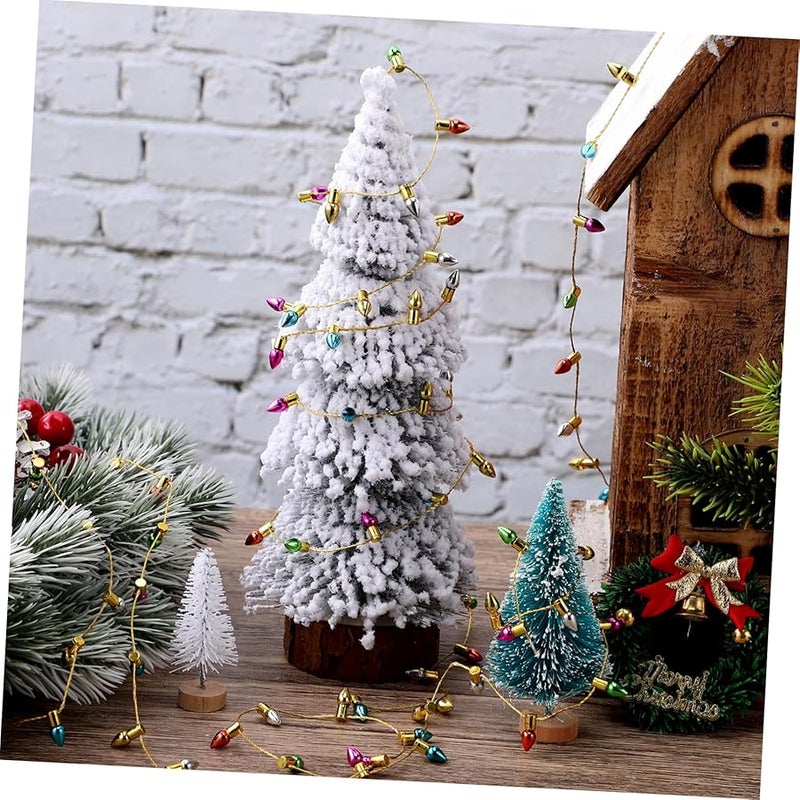 Colorful Miniature Dollhouse String Lights For DIY Holiday Garland Craft - Image 5