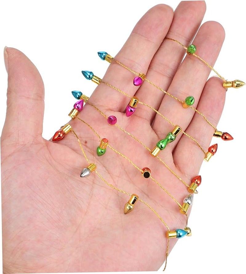 Colorful Miniature Dollhouse String Lights For DIY Holiday Garland Craft - Image 4