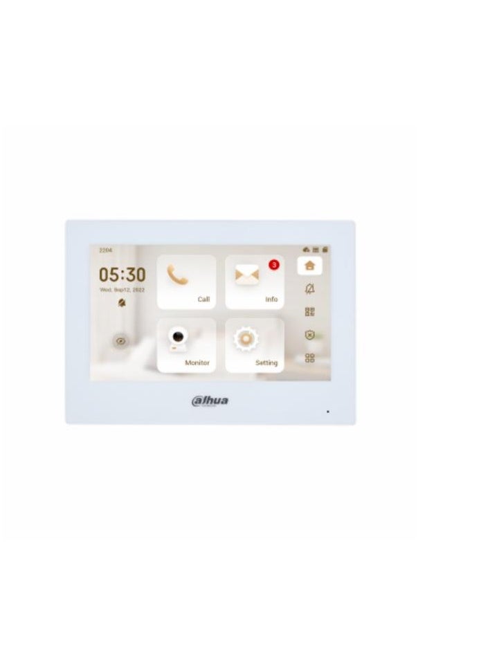 Dahua - VTH2621G(W)-WP – IP & Wi-Fi Intercom Indoor Monitor - Image 1
