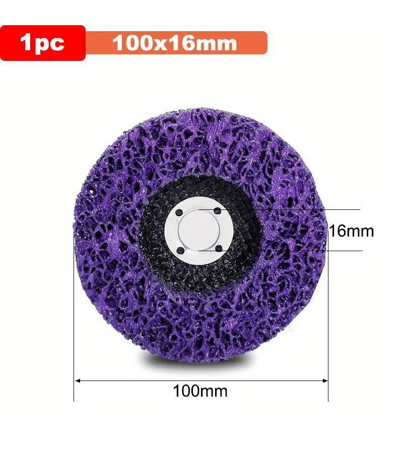 1 Pcs 100mm Coral Disc Poly Strip Disc Grinder Strip Disc Abrasive Wheel For Paint Rust Removal Angle Grinder - Image 3
