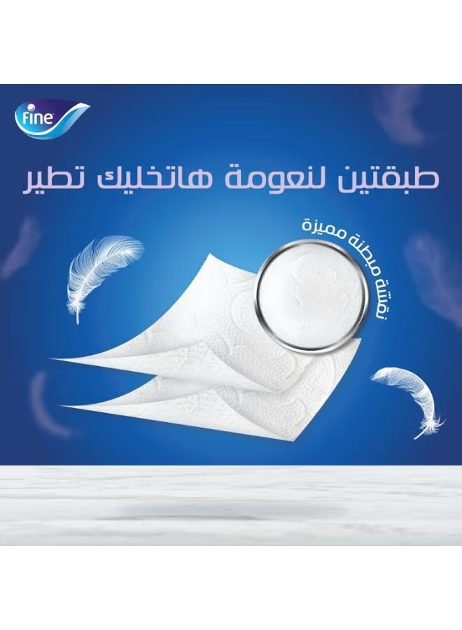 Fine Toilet Tissues Duetto – 2-Ply Soft Rolls, Pack of 6 for Everyday Comfort & Hygiene - Image 3