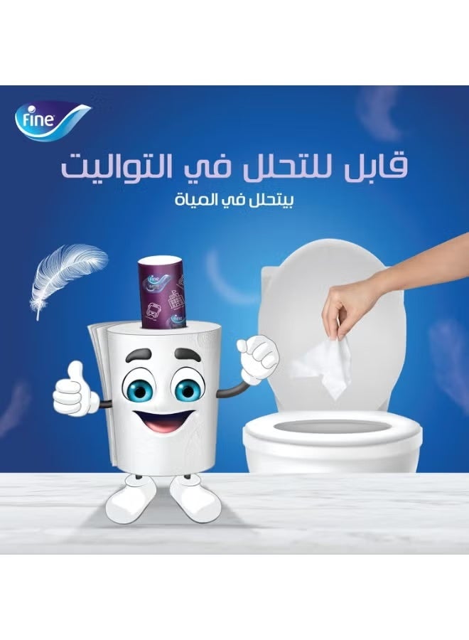 Fine Toilet Tissues Duetto – 2-Ply Soft Rolls, Pack of 6 for Everyday Comfort & Hygiene - Image 5