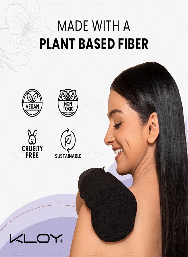 KLOY Bathing Mitt/Glove for Exfoliation, Body Scrubber, Made of Viscose Rayon Fiber - Image 4