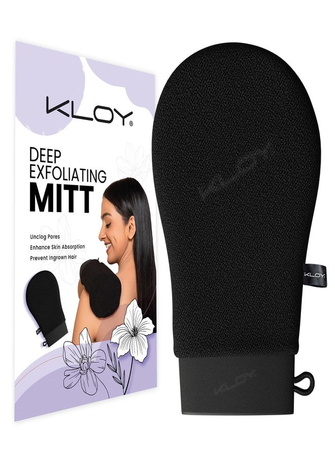 KLOY Bathing Mitt/Glove for Exfoliation, Body Scrubber, Made of Viscose Rayon Fiber - Image 1