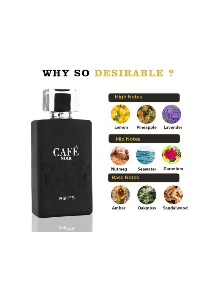 ريفس سبراي كافيه نوير أو دو بارفان للرجال 100 مل