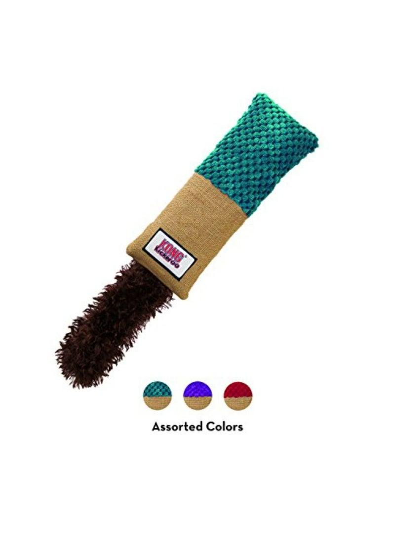 KONG - Kickeroo - Play Enticing Cat Toy, North American Premium Catnip (Colours May Vary) - Cuddler Pattern…