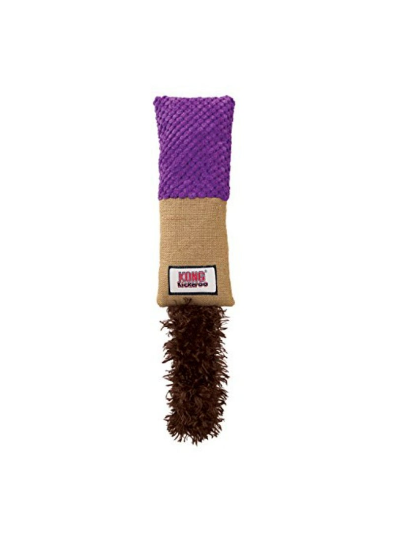 KONG - Kickeroo - Play Enticing Cat Toy, North American Premium Catnip (Colours May Vary) - Cuddler Pattern…