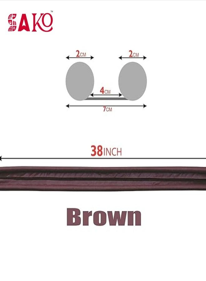SAKO Door Bottom Seal Strip Gap Filler | 39 Inches | Pack of 3 | Soundproof Draft Stopper | Guard for Dust Insects Noise | Cold Air Blocker | Energy Saving Under Door Sealing Strip for Home or Office - Image 5