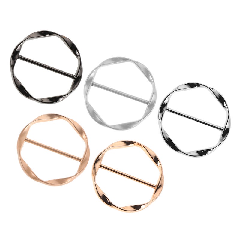 Clothing Fastener, Durable Metal Clip for Securing Shirts and Scarves, Adjustable Design - Image 5